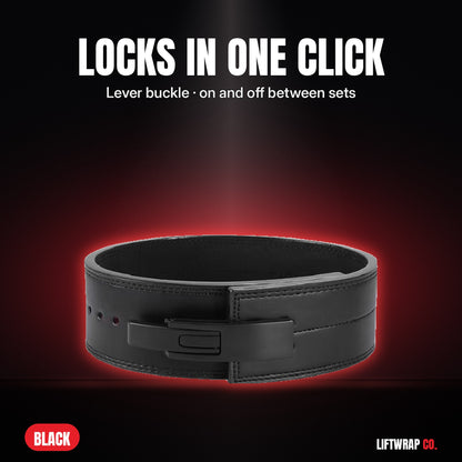 Lever Lifting Belt – Black by LiftWrap Co