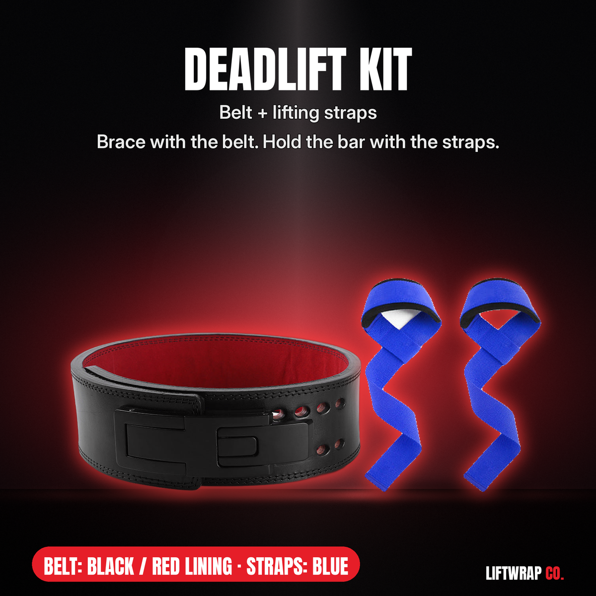 Deadlift Kit – Lever Belt + Lifting Straps