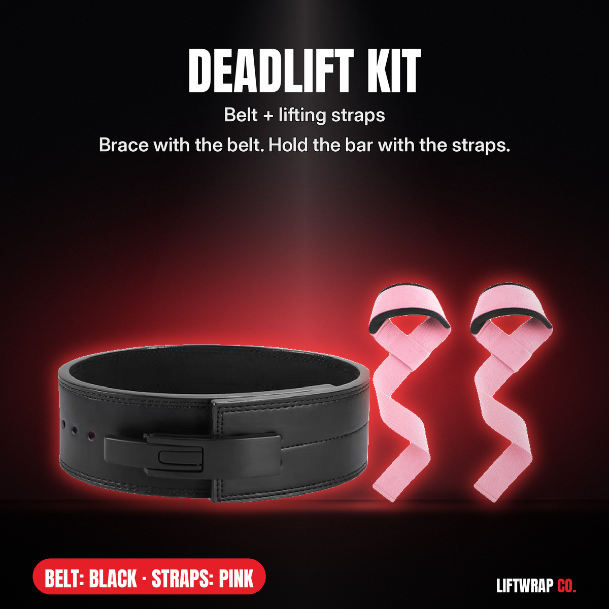 Deadlift Kit – Lever Belt + Lifting Straps