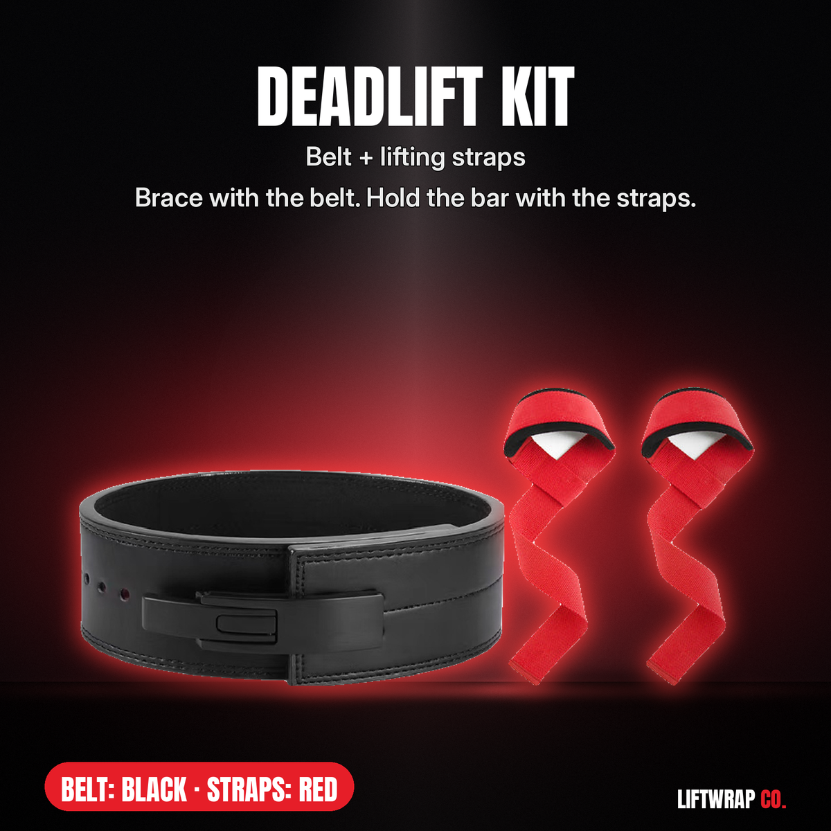Deadlift Kit – Lever Belt + Lifting Straps