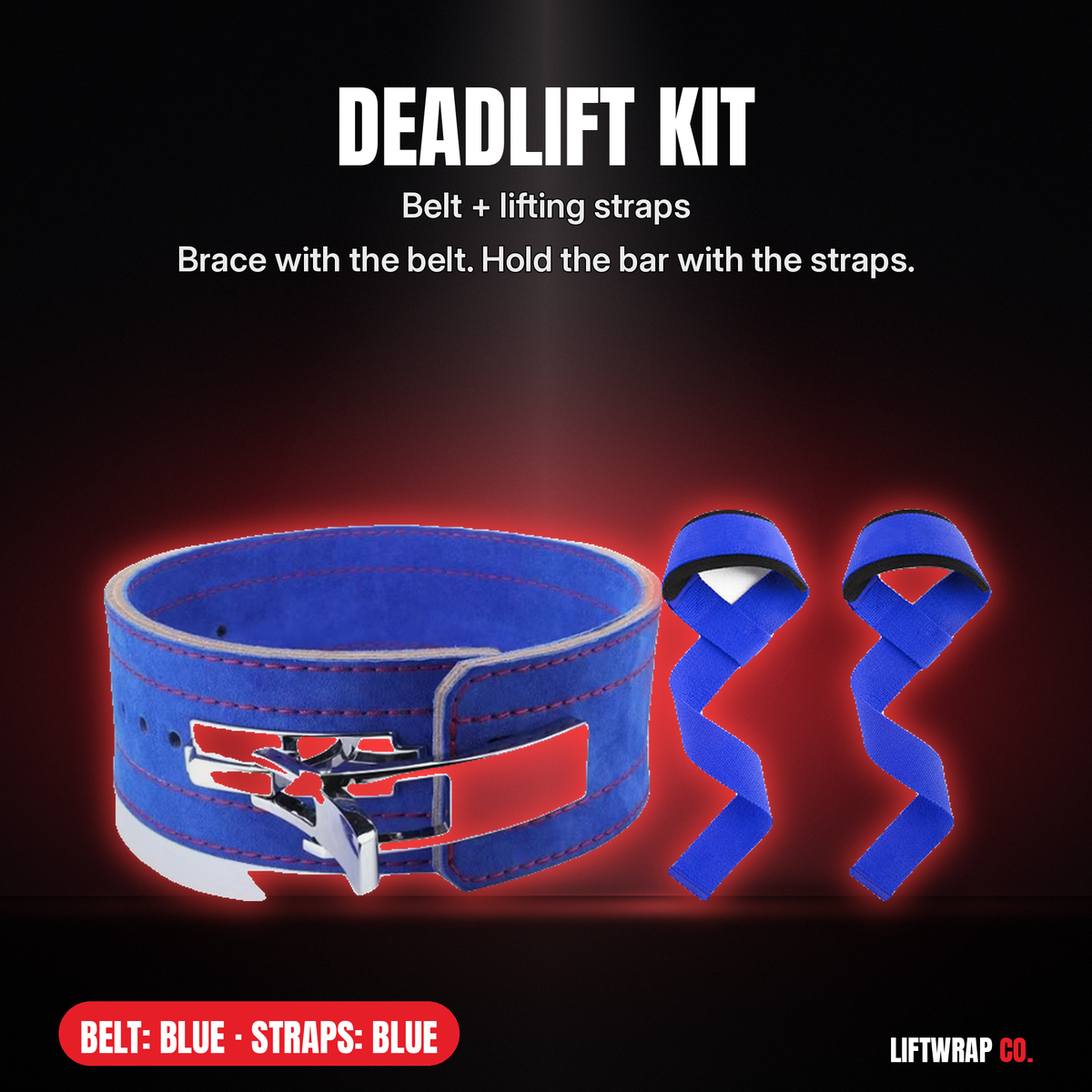 Deadlift Kit – Lever Belt + Lifting Straps