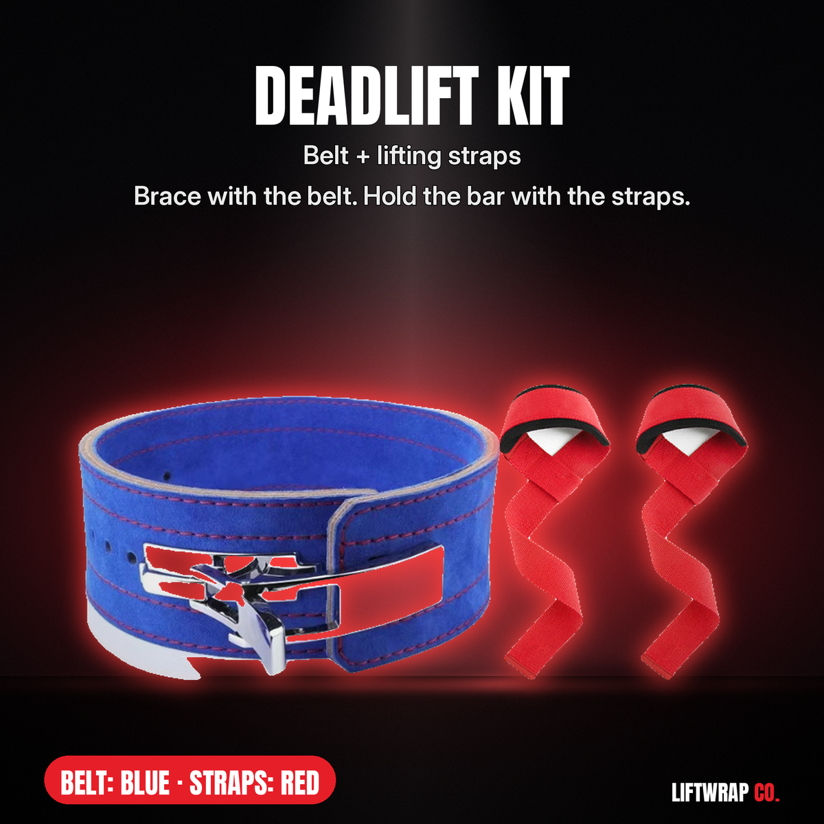 Deadlift Kit – Lever Belt + Lifting Straps