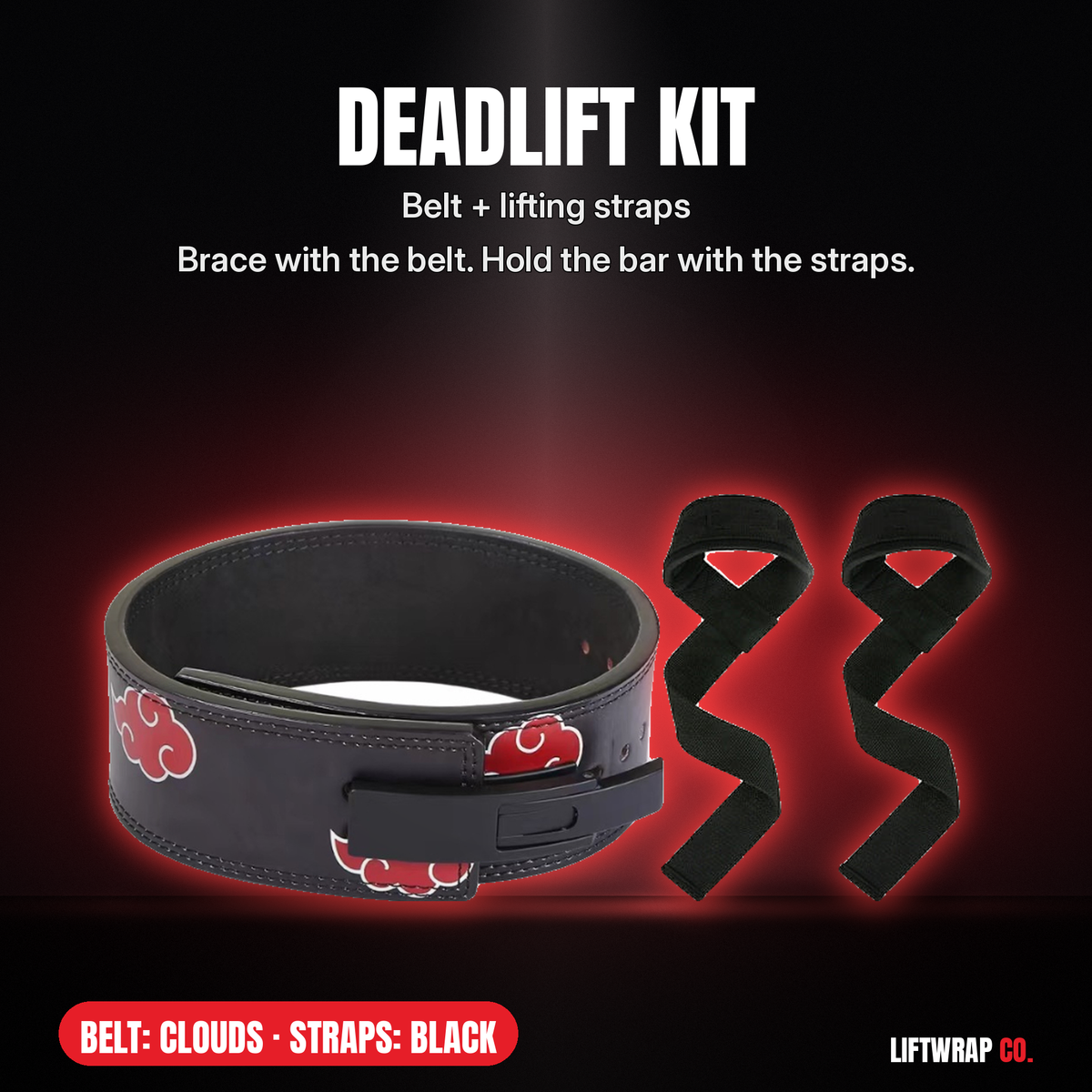 Deadlift Kit – Lever Belt + Lifting Straps