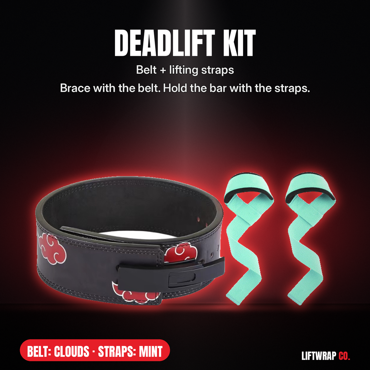 Deadlift Kit – Lever Belt + Lifting Straps