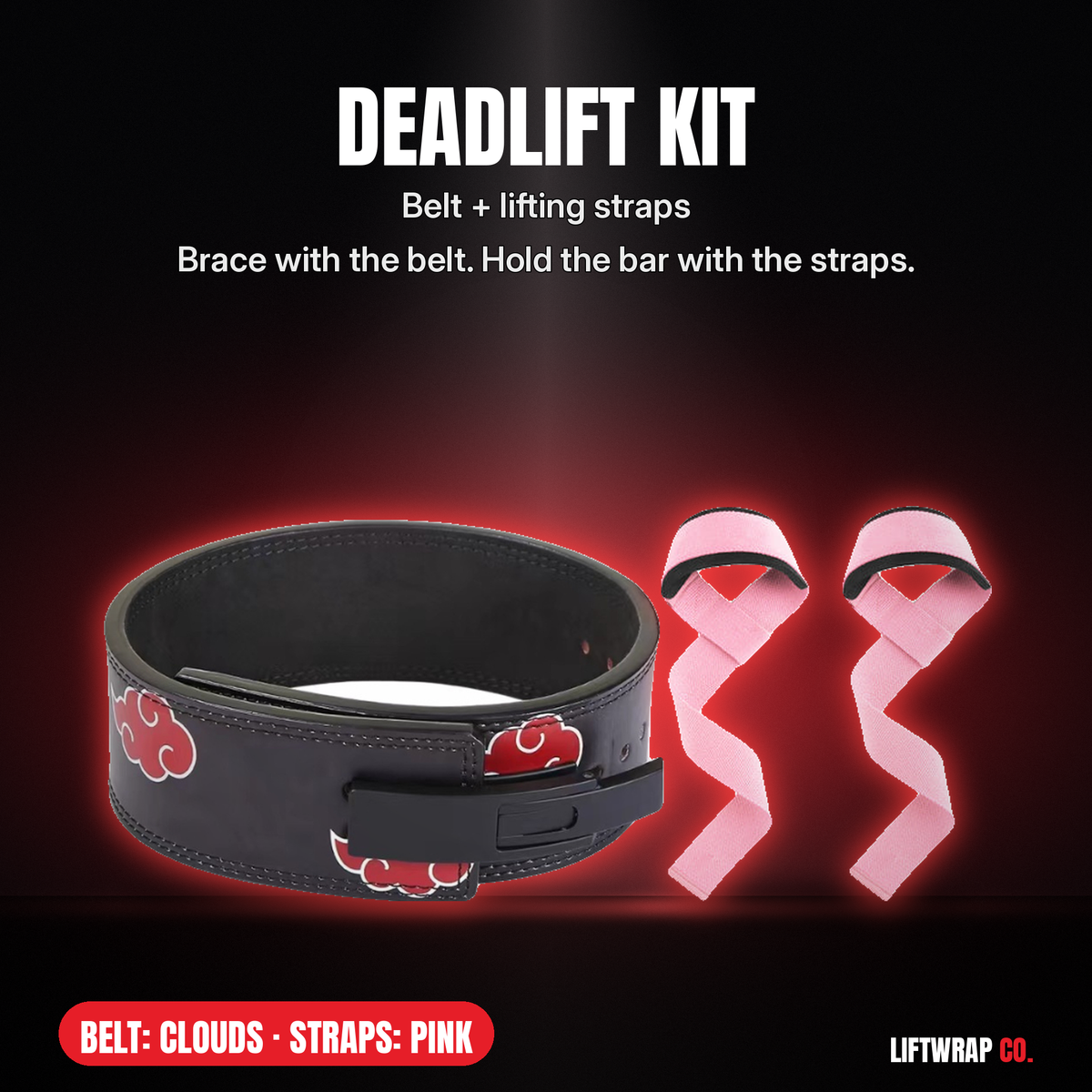 Deadlift Kit – Lever Belt + Lifting Straps