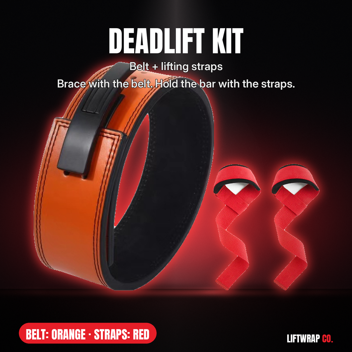 Deadlift Kit – Lever Belt + Lifting Straps