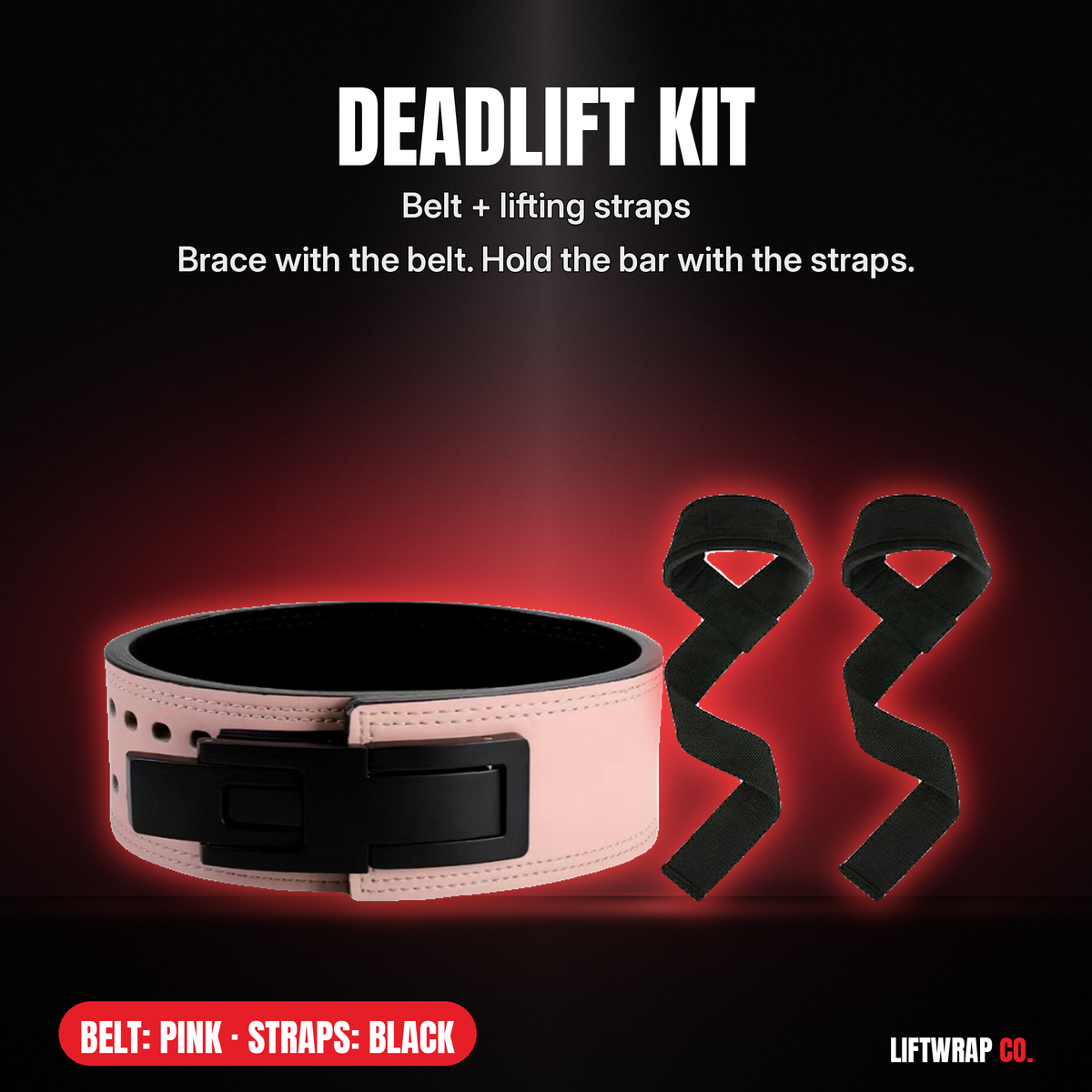 Deadlift Kit – Lever Belt + Lifting Straps