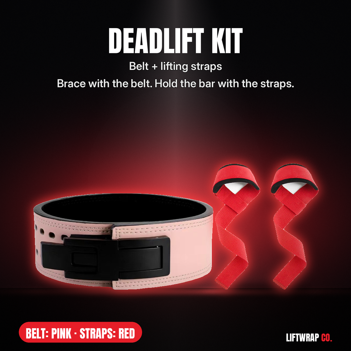 Deadlift Kit – Lever Belt + Lifting Straps