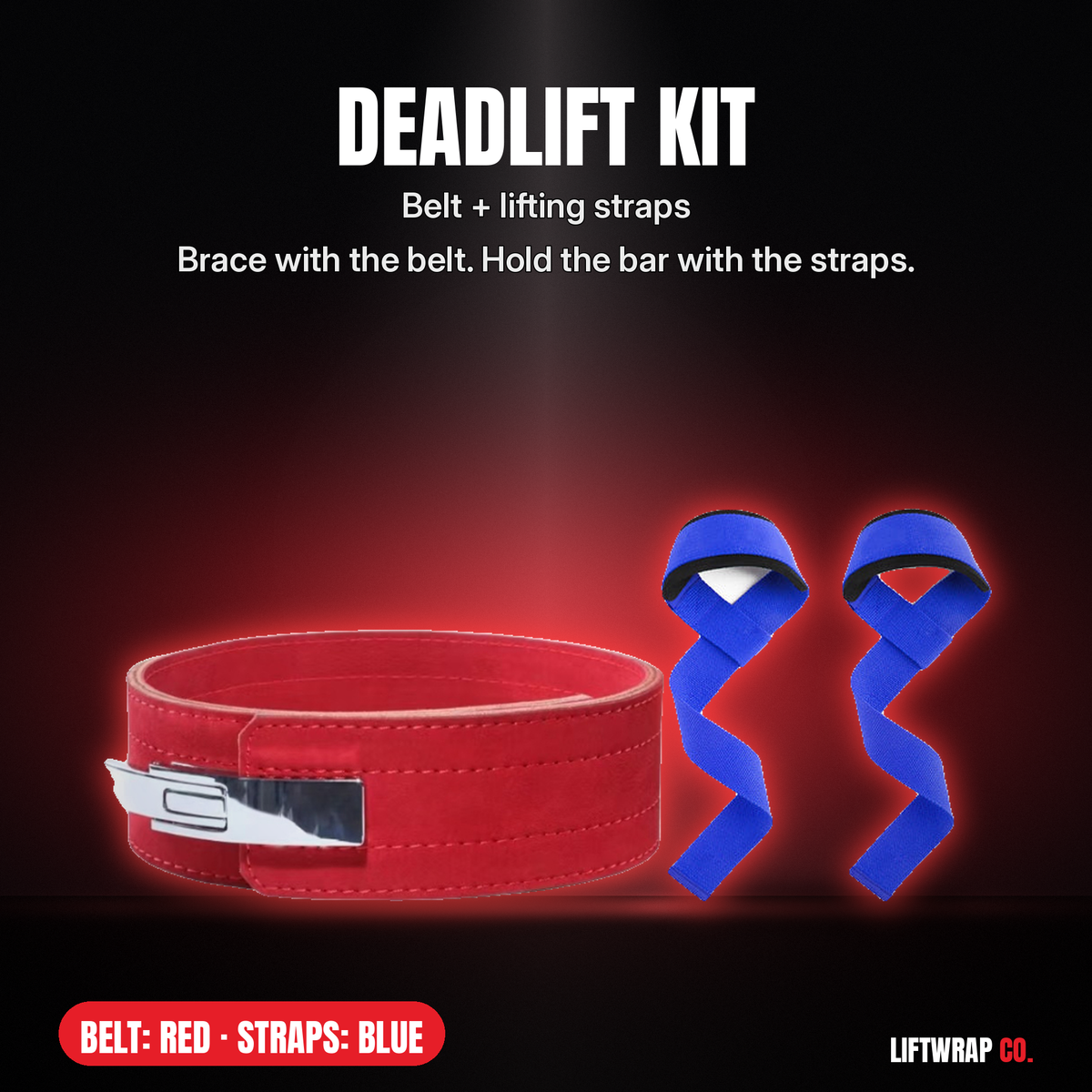 Deadlift Kit – Lever Belt + Lifting Straps